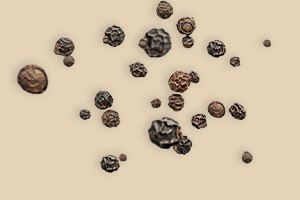 Black peppercorns